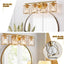 Lámpara baño 4 luces oro cepillado pared espejo cocina sala