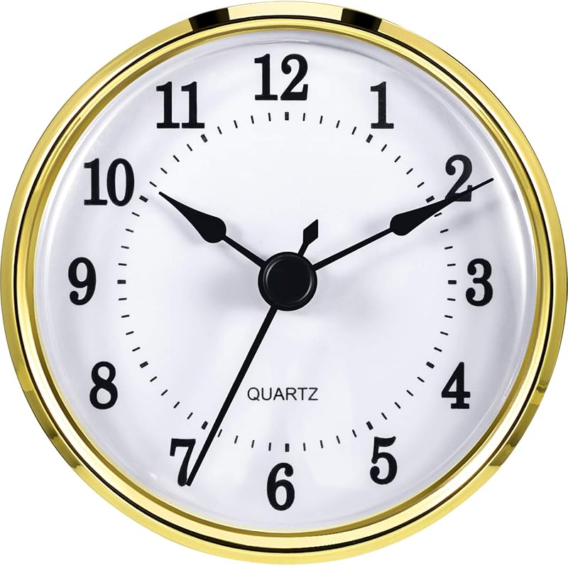 Inserción reloj 3.150 pulg ajuste 2.992 pulg color dorado