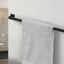 Toallero cuadrado acero inox 304 negro mate 32" 2 Uds