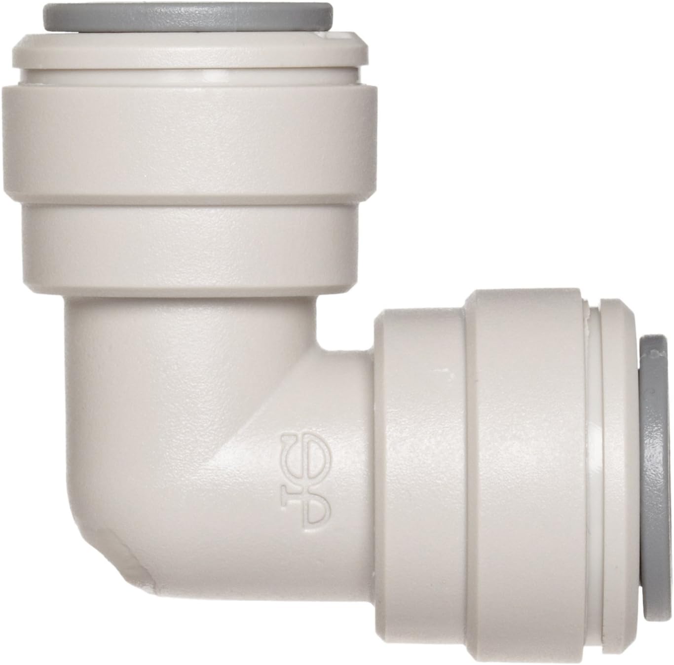 Conector tubo presión copolímero acetal codo 10 pzas blanco