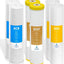Set filtros agua metales pesados 3 etapas sedimento carbón