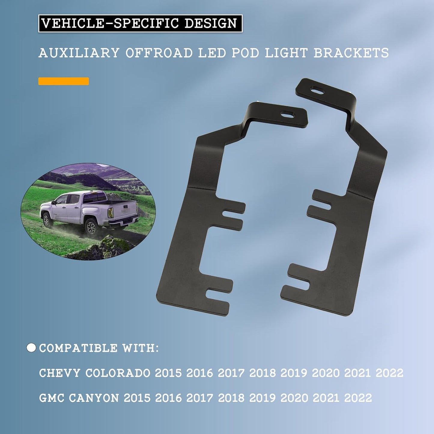 Soportes luz LED comp Chevy Colorado/GMC Canyon 15-22