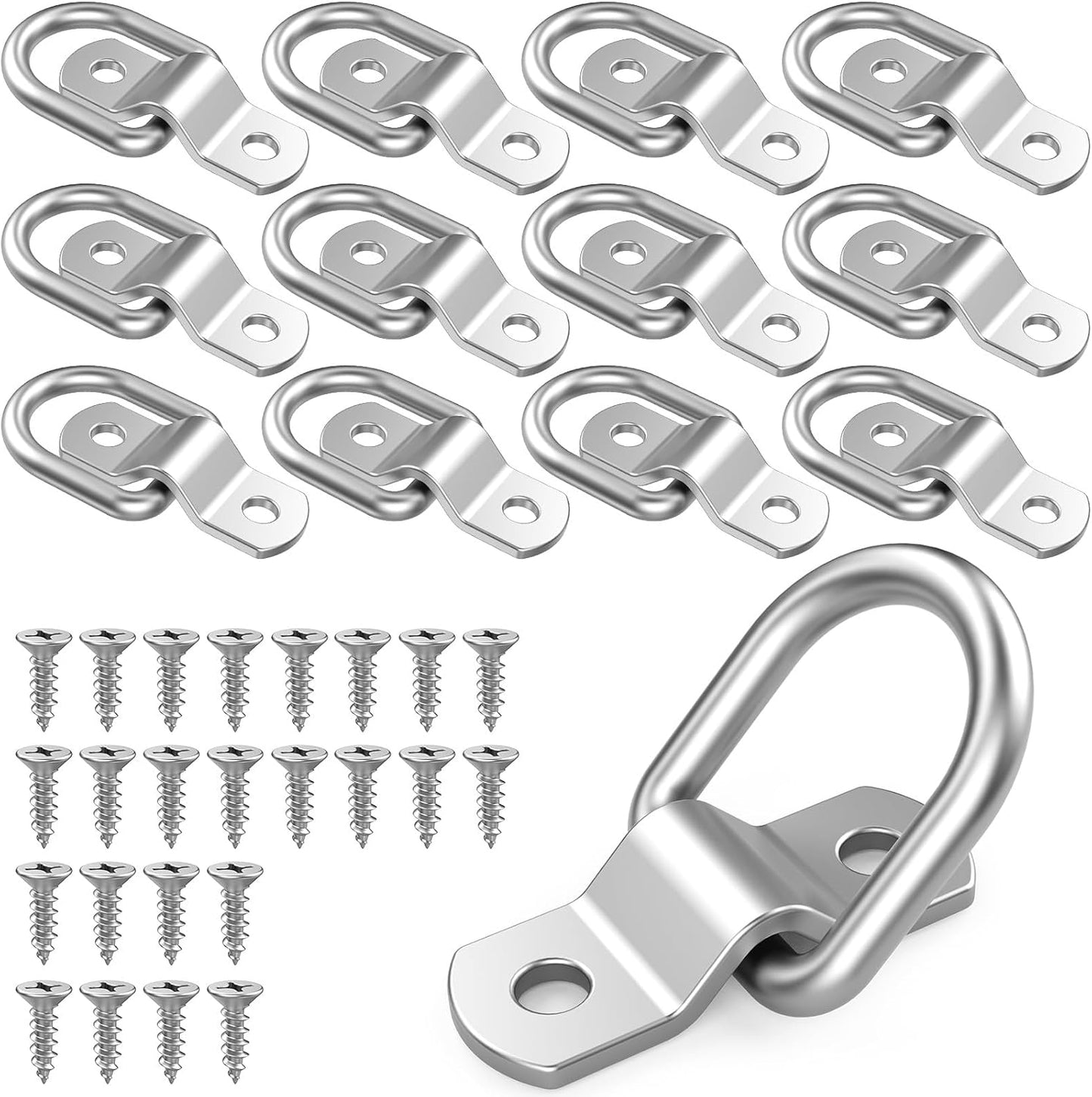 Anillos D 1/4 pulg anclaje carga remolque camión resistente