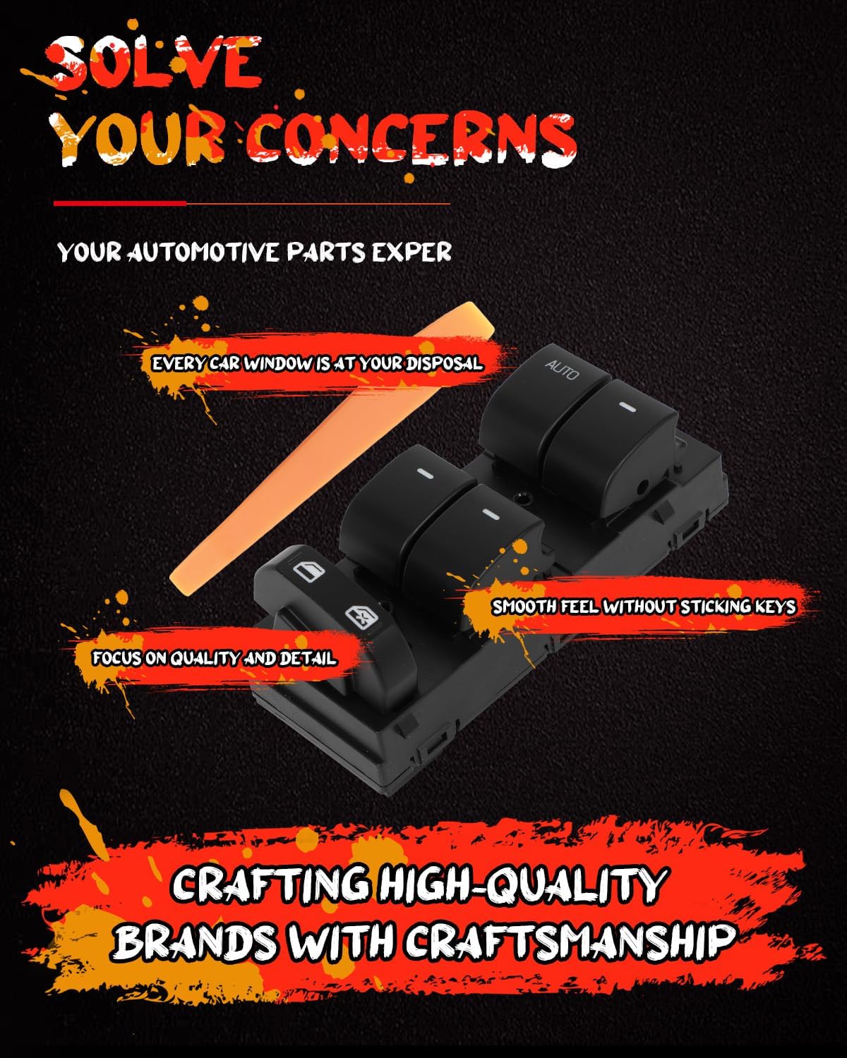 Interruptor maestro ventanilla conductor Ford Flex 09-19 Taurus
