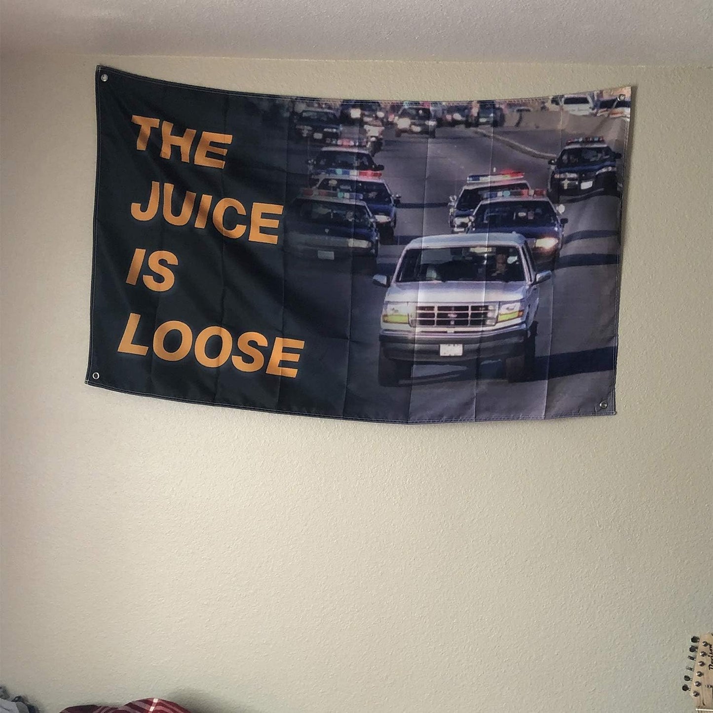 Bandera OJ Simpson 3x5ft resistente UV con ojales latón