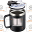 Vaso térmico acero inox 12oz doble pared tapa abatible