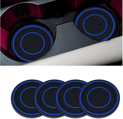 4 Pzas Posavasos Auto 2.75pulg Universales Antideslizantes