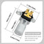 Interruptor atenuación faros DS72T D808 con 3 terminales
