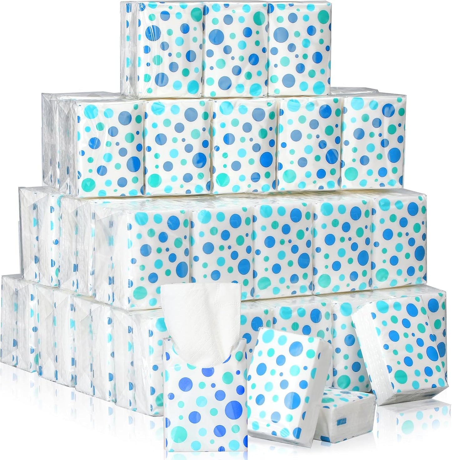 20 Pack Pañuelos Bolsillo Viaje 200 Hojas 3 Capas