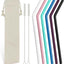 6 Popotes Silicona Doblad. Multicolor con Cepillos 20-30oz