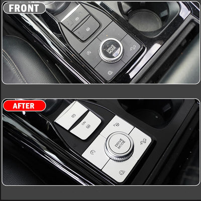 Cubierta botón Ford Explorer ST XLT aluminio 7 plateado