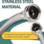 Mangueras lavadora acero inox 4ft pack 2 universal flexible