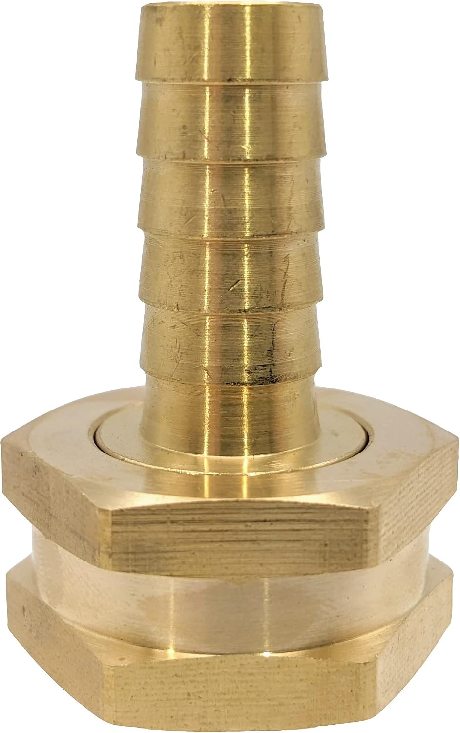 Adaptador manguera jardín latón 1/2x3/4 pulg soporte alta presión
