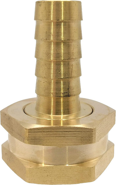 Adaptador manguera jardín latón 1/2x3/4 pulg soporte alta presión