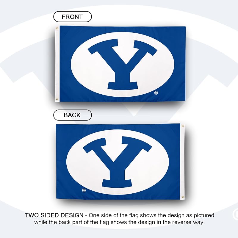 Bandera pumas BYU 3x5ft tela poliéster duradera