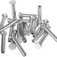 20 Pzas Puntas Acero Inox 3/16pulg para Barandilla Cable