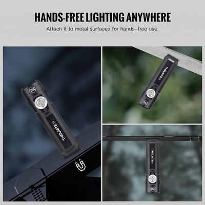 Linterna Ti llavero recargable USB-C 650 lúmenes IPX6 impermeable