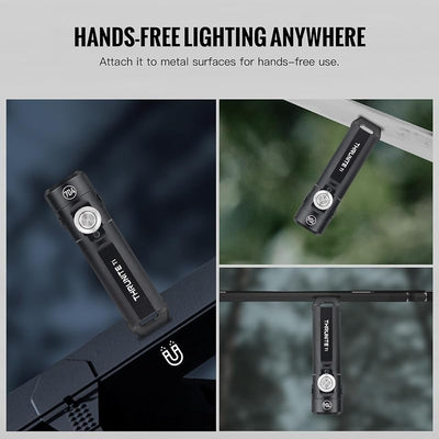 Linterna Ti llavero recargable USB-C 650 lúmenes IPX6 impermeable