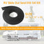 Sello limpiaparabrisas caravana goma negra 1/2x2.75" 35pies