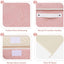 Cajas almacenamiento decorativas con tapa rosa plegables
