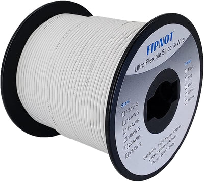 Cable silicona 22 AWG 400 ft alambre cobre estañado 600V