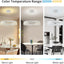 Lámpara colgante LED 3000-6000 K cocina comedor sala