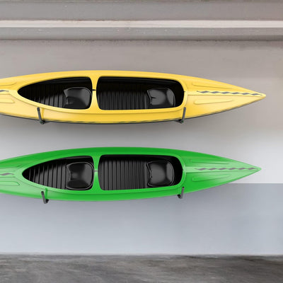 Estante para kayak y canoa con ganchos pared garaje