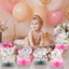 12 Centros Mesa Nido Abeja Elefante Rosa Baby Shower Fiesta