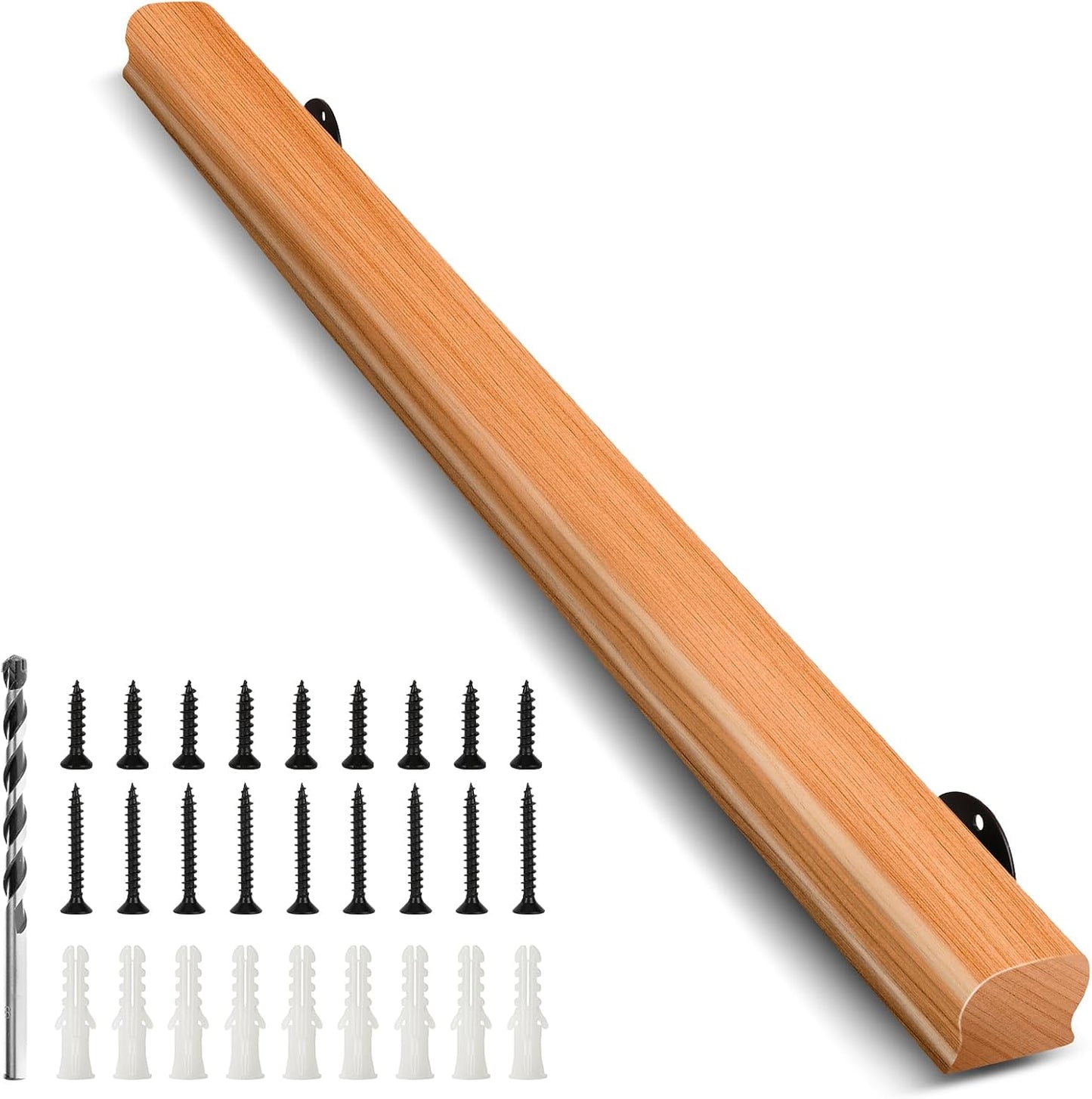Barandilla escalera madera 4ft antiderrap