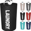 Cesta lavandería 90L impermeable plegable asas aluminio espuma