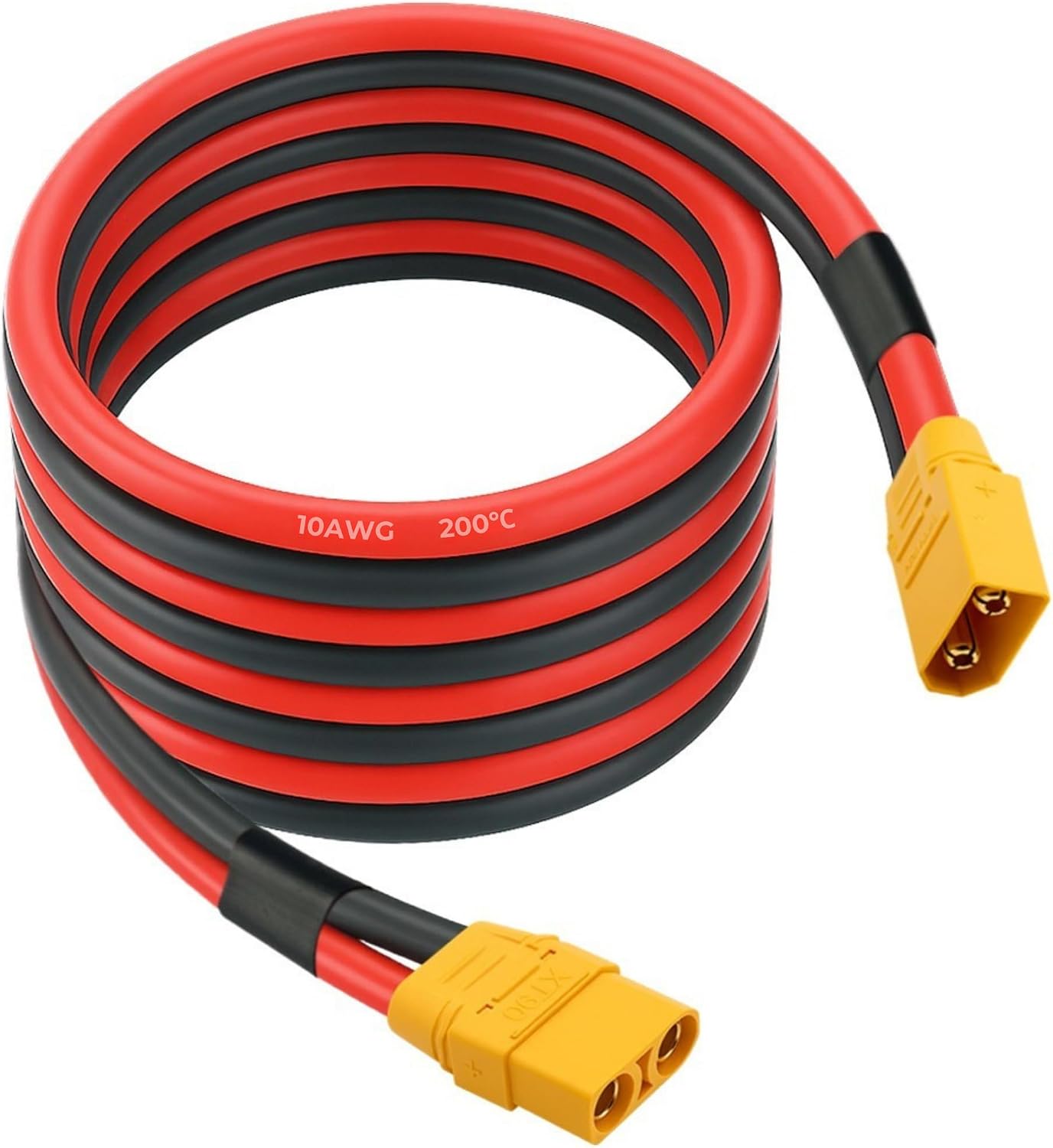 Cable XT90 30ft 10AWG macho a hembra para drones