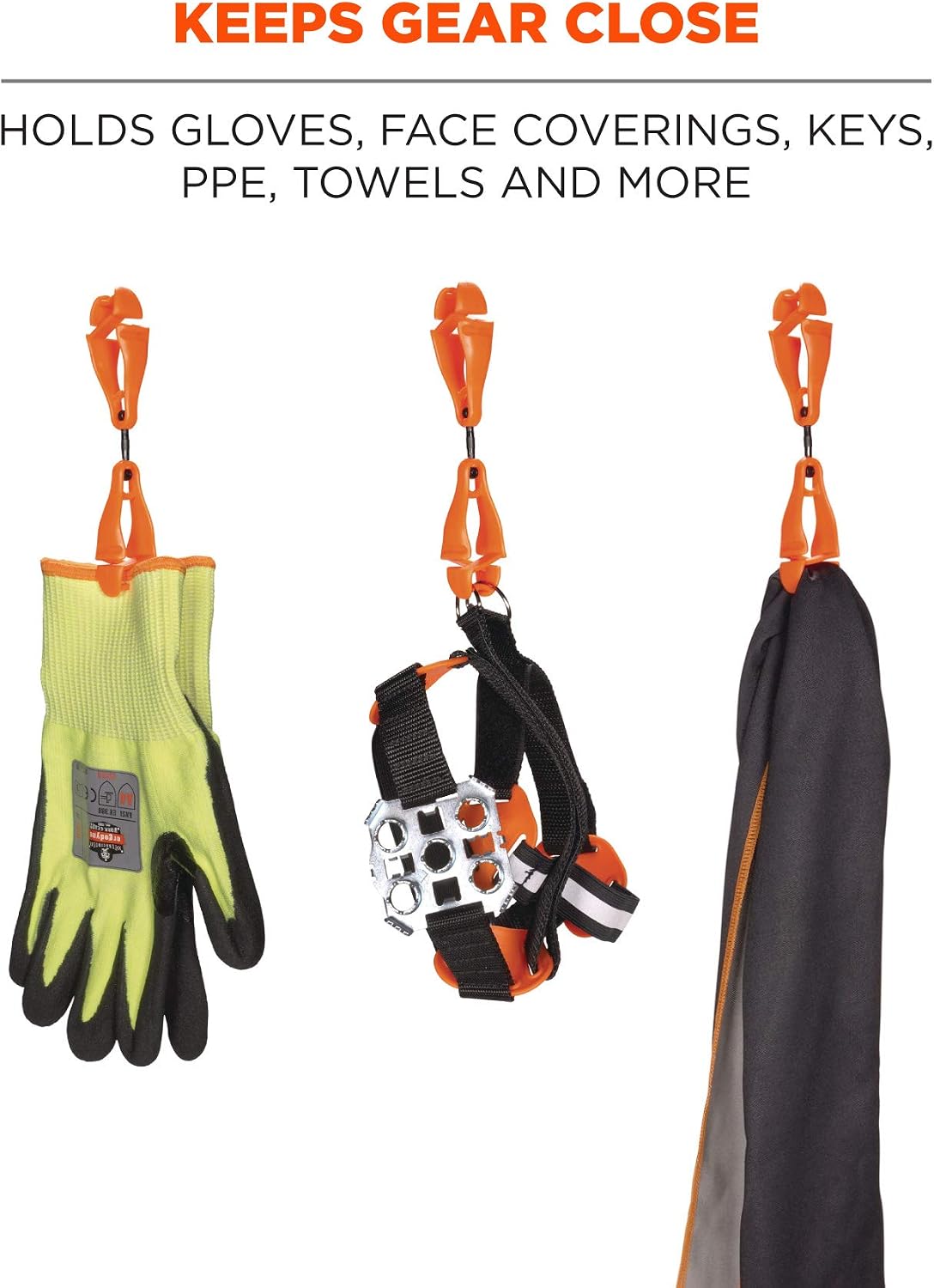 Porta guantes con doble clip giro 3420