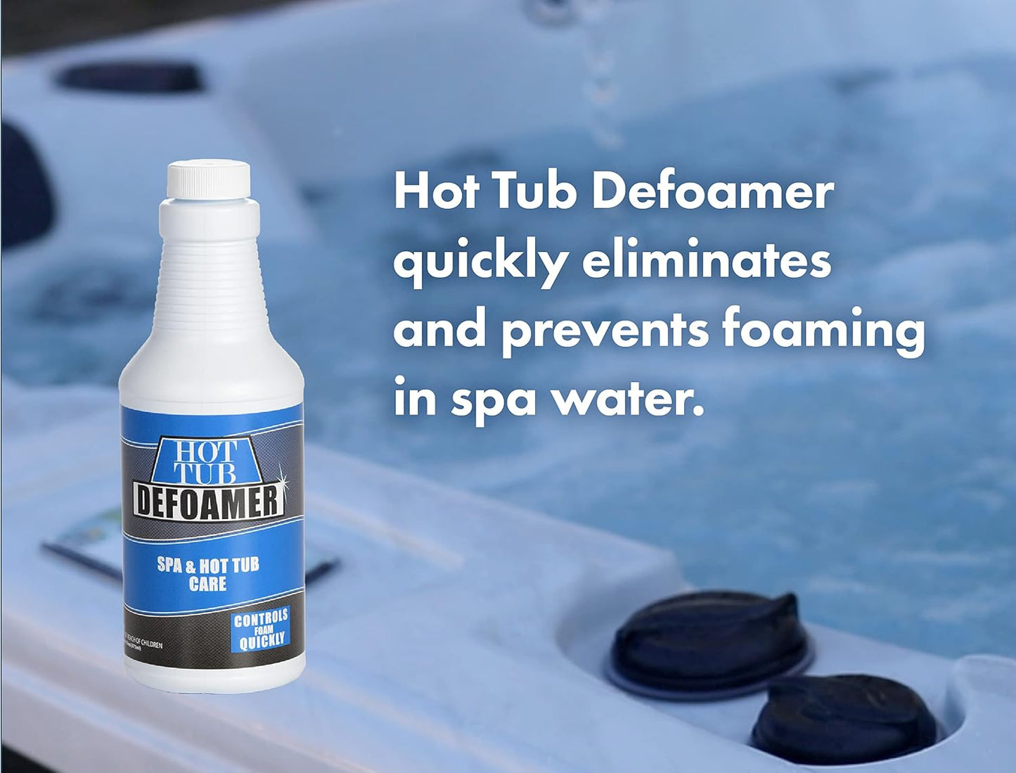 Antiespumante para spa y bañera hidromasaje 16oz