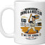 Taza Cerámica Retro con Diseño de Bate y Fallo Blanco