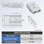 2 Pzas Conectores Batería 350A 2/0 AWG Conexión Rápida