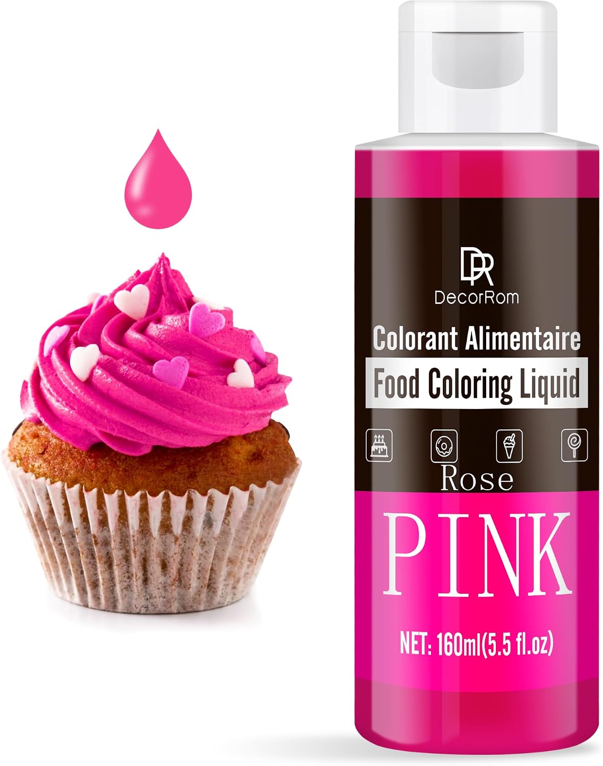 Colorante alimenticio líquido para glaseado y fondant