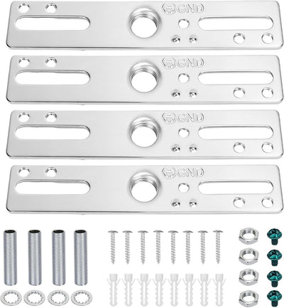 Kit soporte lámpara techo 4pulg universal candelabros apliques