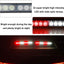 Barra luz LED intermitente 2x16.8" 32 LED 26 patrones