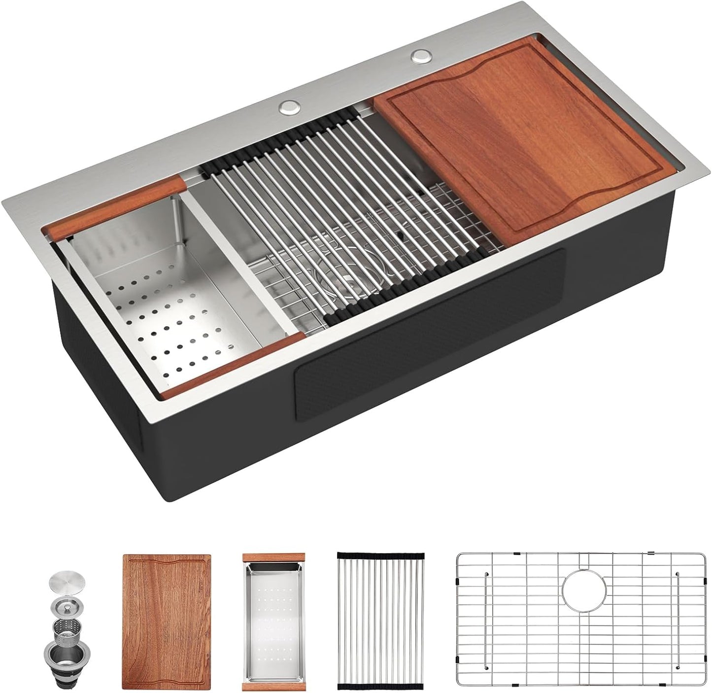 Fregadero cocina acero inox DC-T1120 91cm
