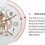 Disco golf PDGA 5.82-6.21oz versátil para competición