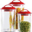 Envases herméticos sin BPA para alimento set 3 cocina