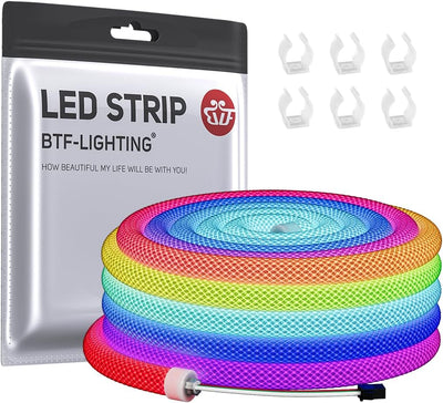 Tira LED RGB flexible 9.8ft IP67 sin adaptador