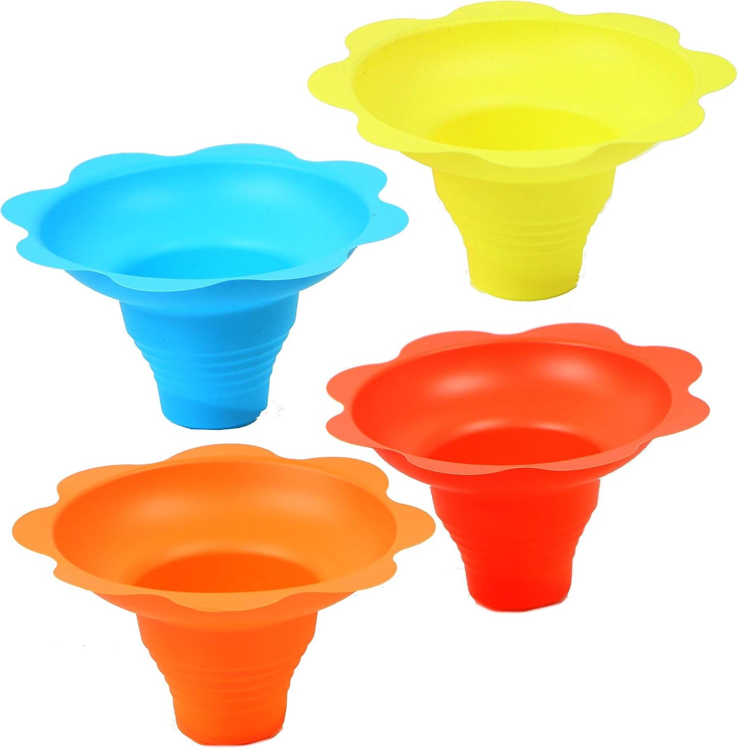 Bandeja goteo flores Sno-cone 4oz multicolor caja 100