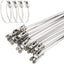 10 Bridas Metal 660lb 47pulg Cables Bloqueo Acero Inox 304