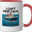 Taza Cerámica Primer Crucero Rojo/Blanco
