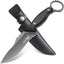 Cuchillo acero carbono 4.7pulg funda cuero ergonómico