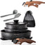 Set 2 Utensilios Antiadherente con Mango Cocina