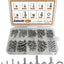Kit 584 piezas métricas acero inox M2-M5 para reparaciones
