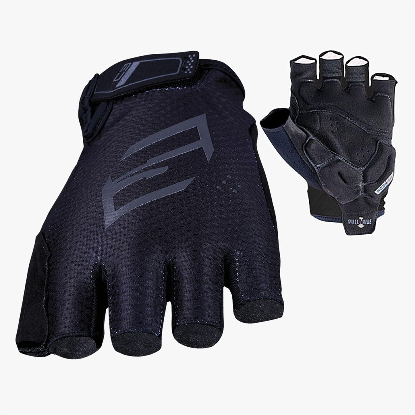 Guantes ciclismo gel unisex sin dedos negro azul rojo 2XS-3XL