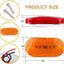 Luces LED gálibo remolque 4" 10 ámbar 10 rojas